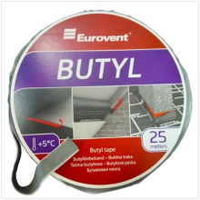 Eurovent BUTYL двухсторонняя бутиловая лента 15ммx25м